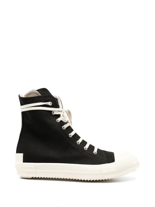 Black shoes, side view