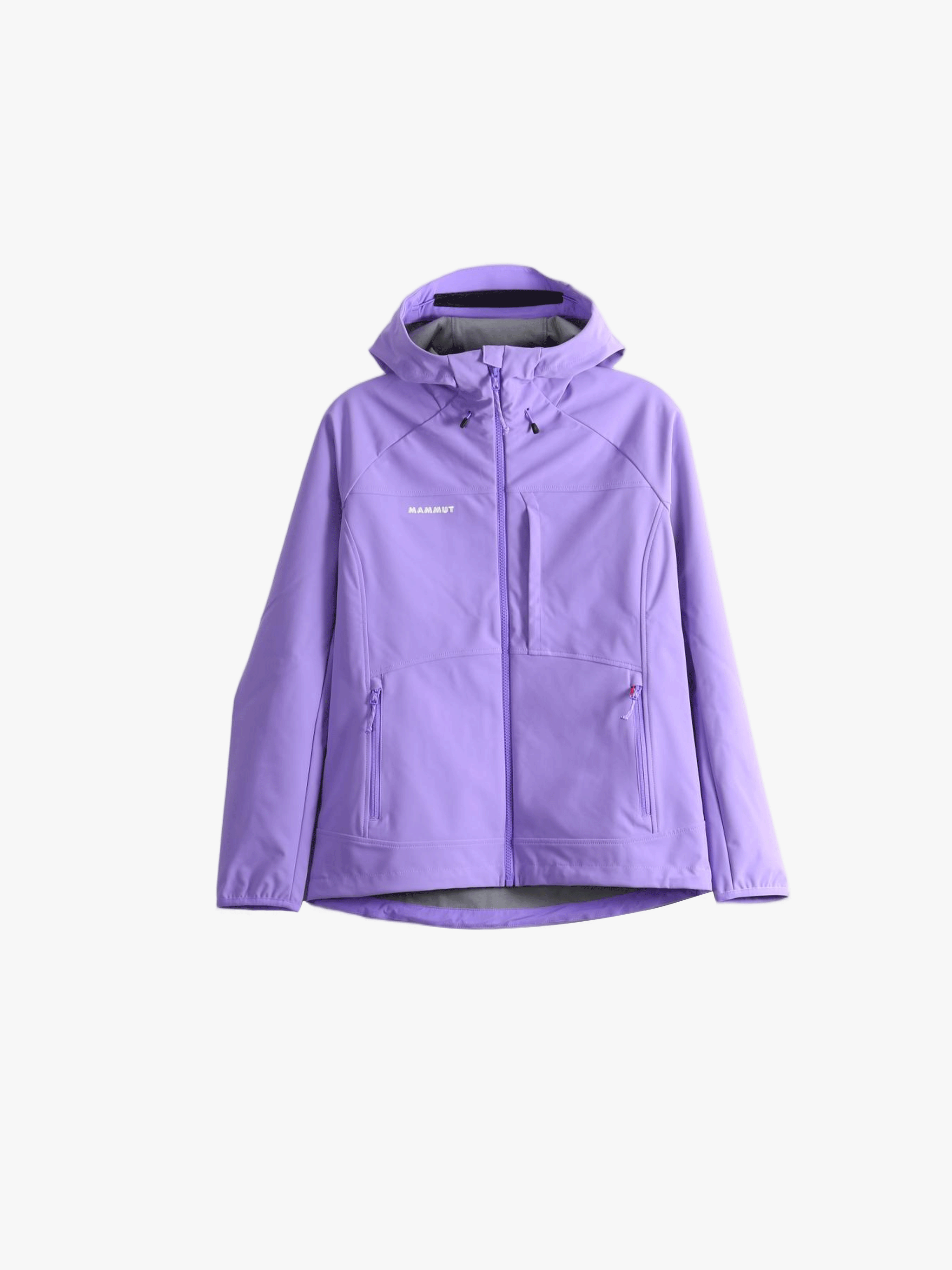Purple jacket, front view