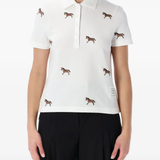 White shirt worn by a person, showing the shirt's fit