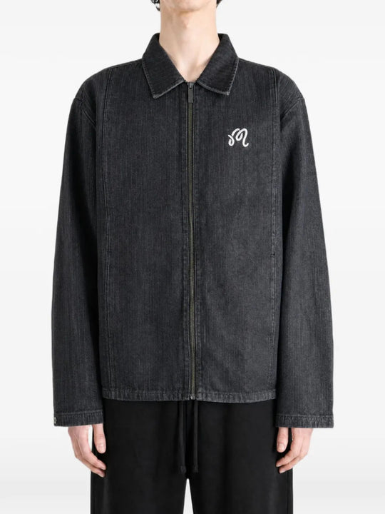 Black jacket, full body view