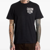 Black t-shirt, front view