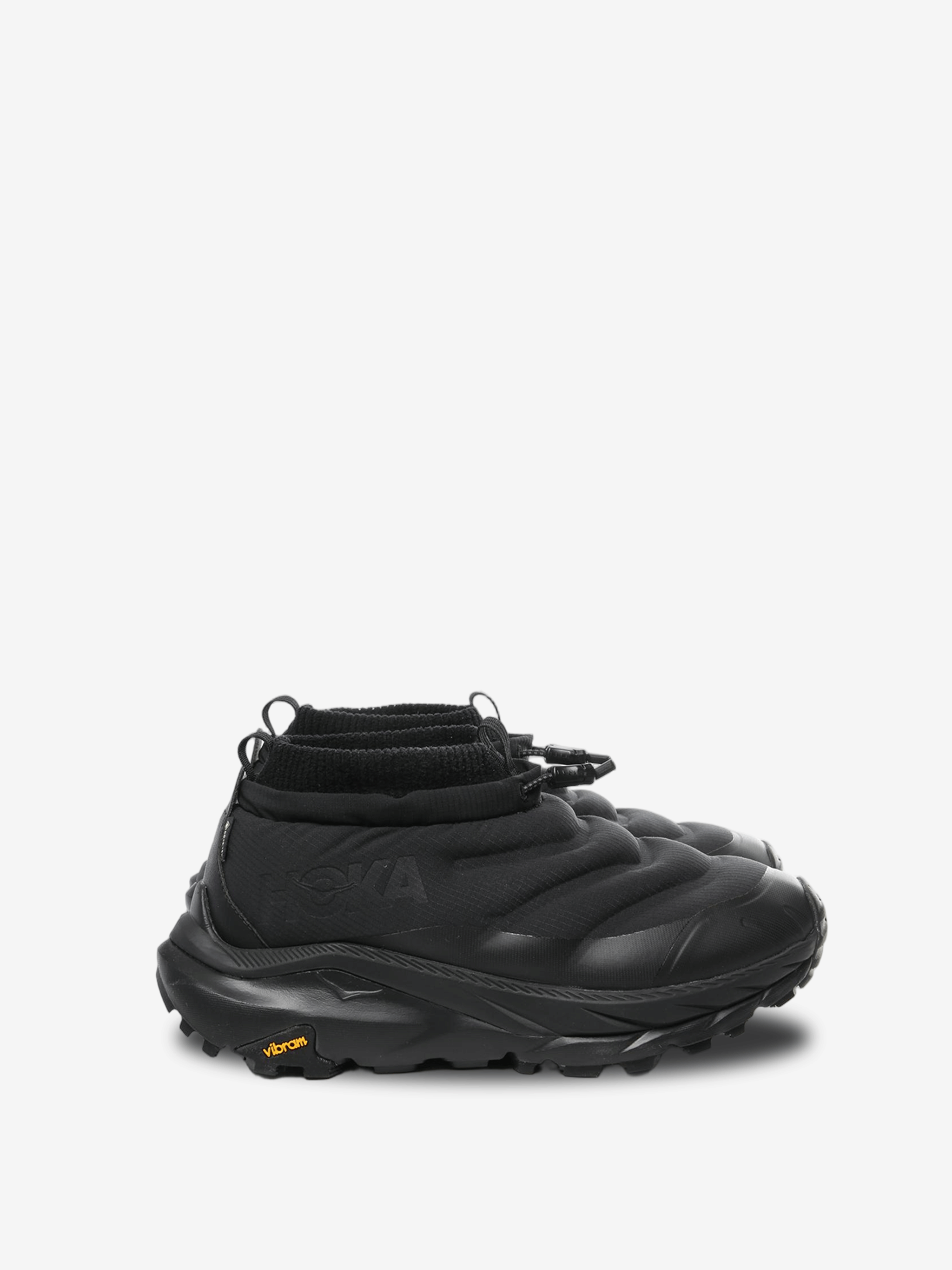 Black high-top sneaker,front view