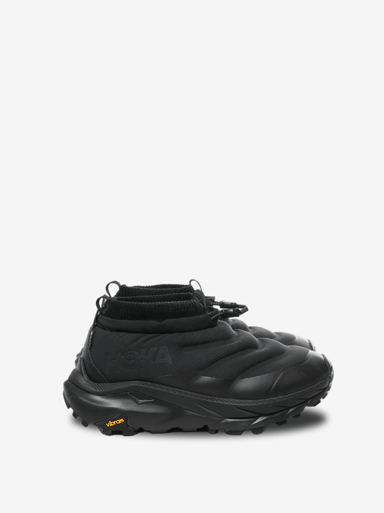 Black high-top sneaker,front view