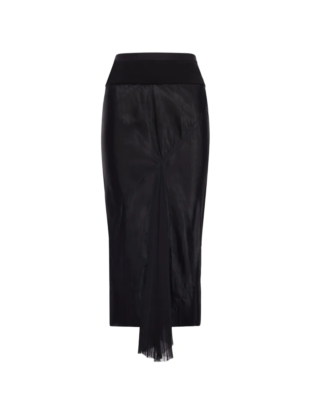 Black skirt, front view