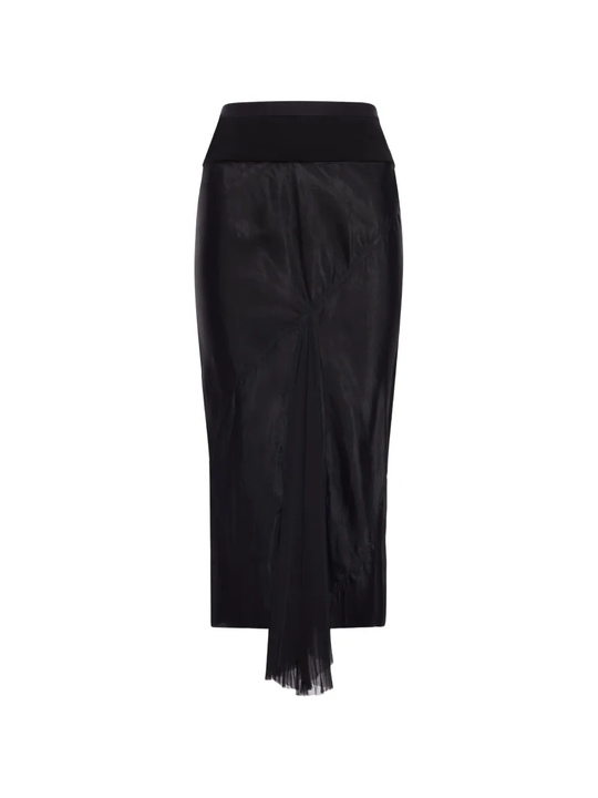 Black skirt, front view