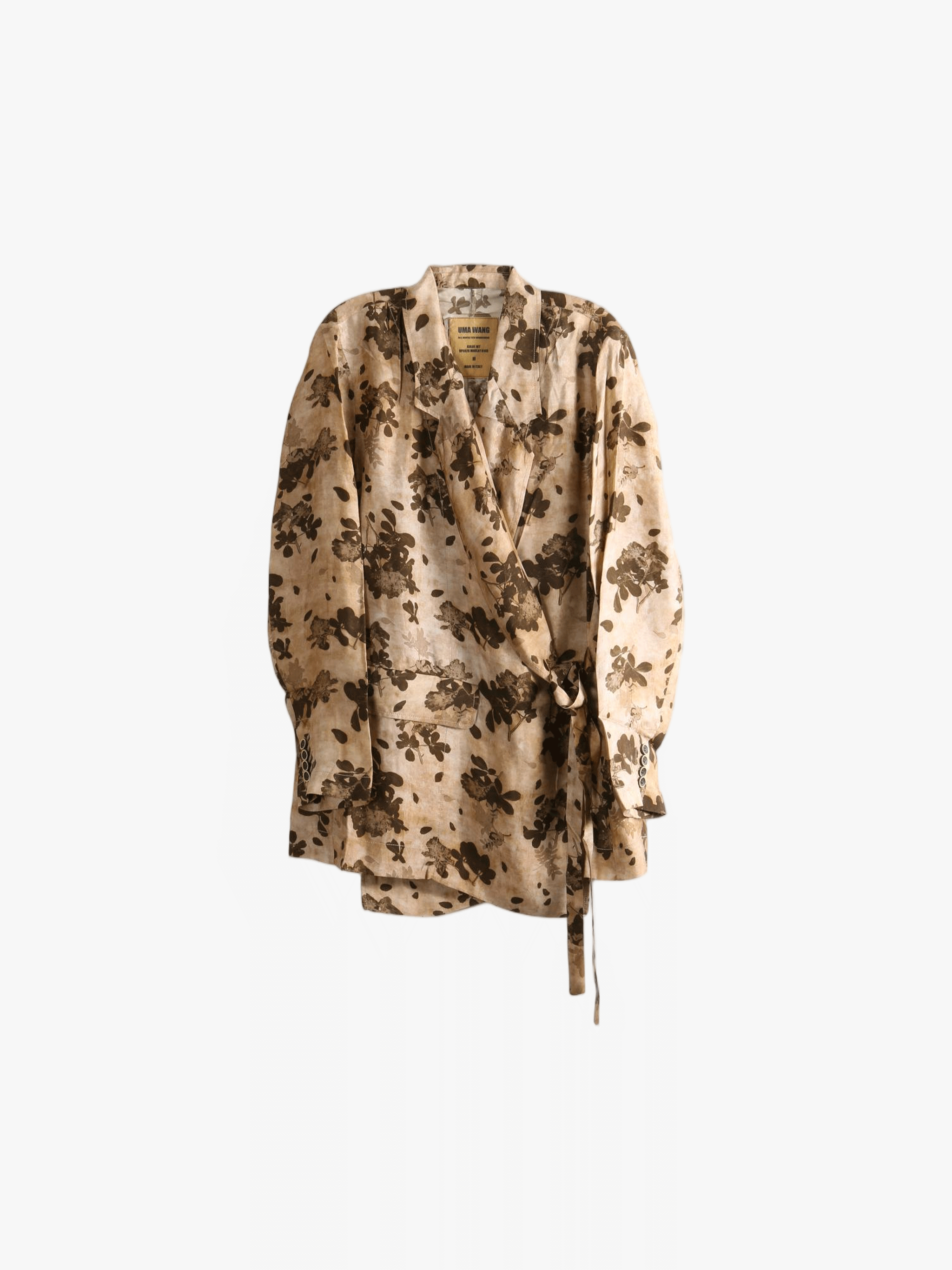 Tan jacket, front view
