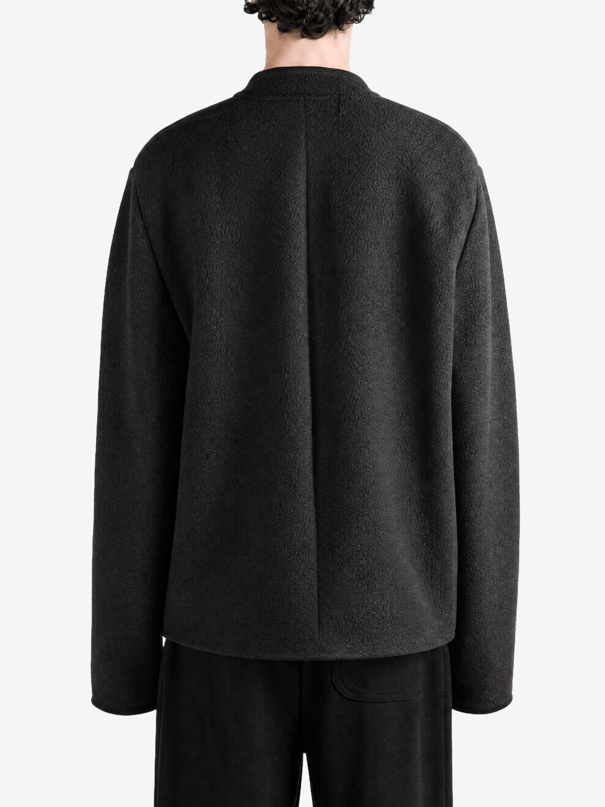 Black jacket, front view