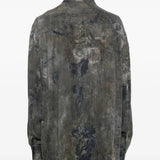 ZIGGY CHEN - Men Digital Print Layered Shirt