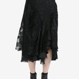 MARC LE BIHAN - Women Plis Dos Fleurs Skirt