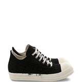 Black sneakers, front view