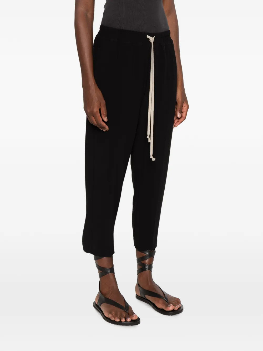 Black pants, full body view