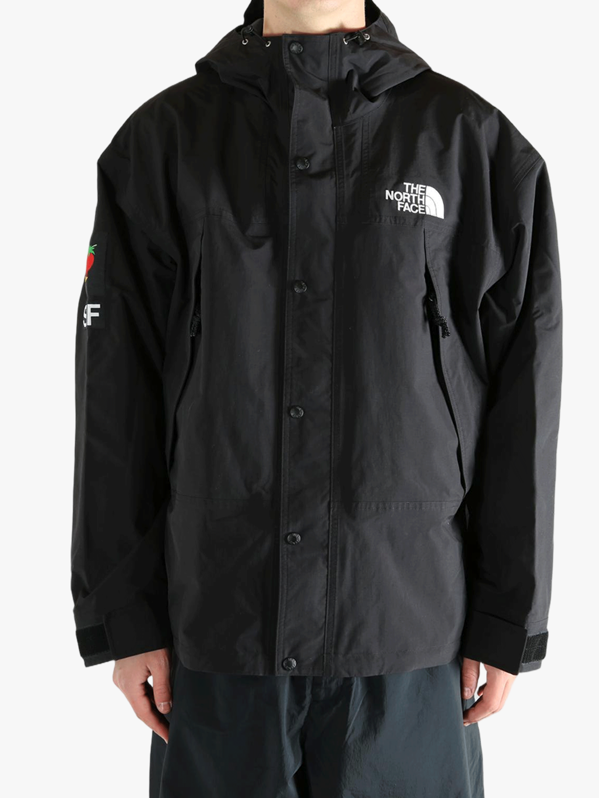 Black jacket, front view