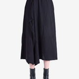 Black skirt, full body view