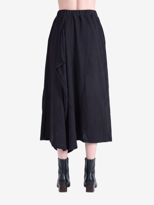 Black skirt, full body view