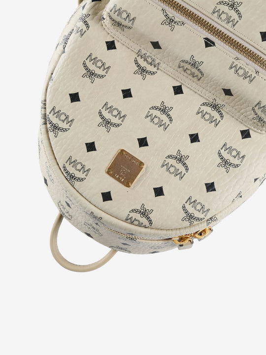 MCM Stark Visetos Side-Stud Backpack - Small
