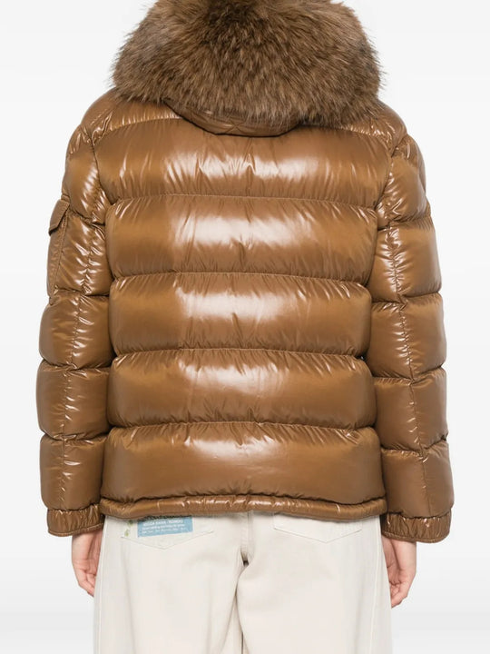 Brown jacket, full body view