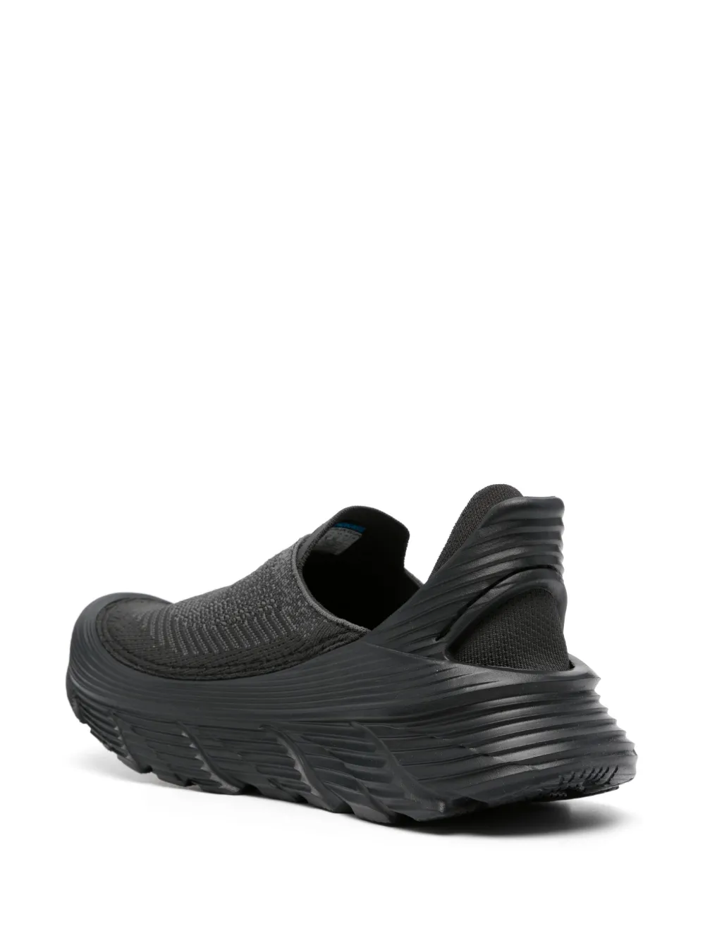 Black sneakers, side view