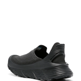 Black sneakers, side view