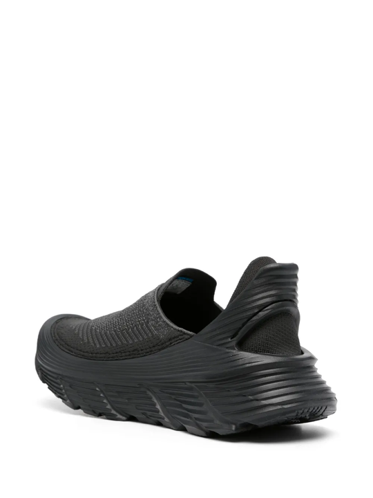 Black sneakers, side view