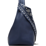 Blue bags,side view