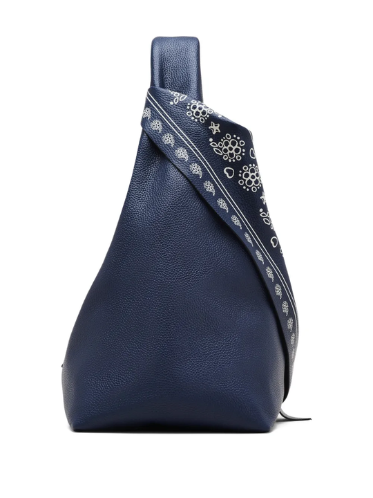 Blue bags,side view