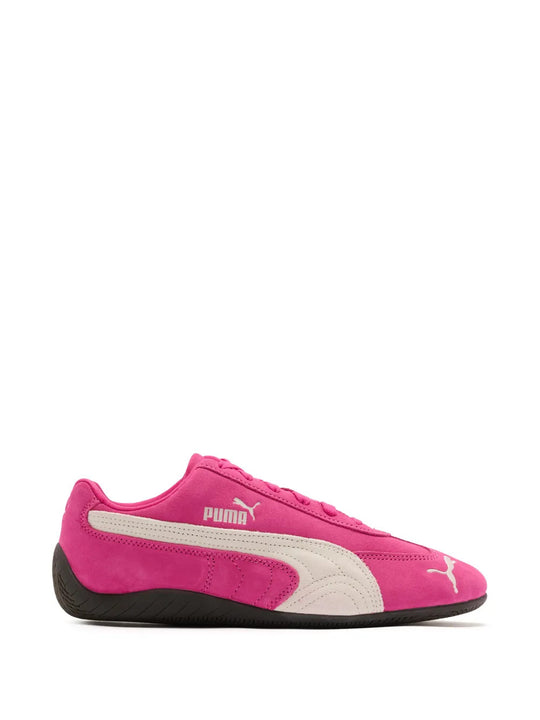 Pink shoes, front view