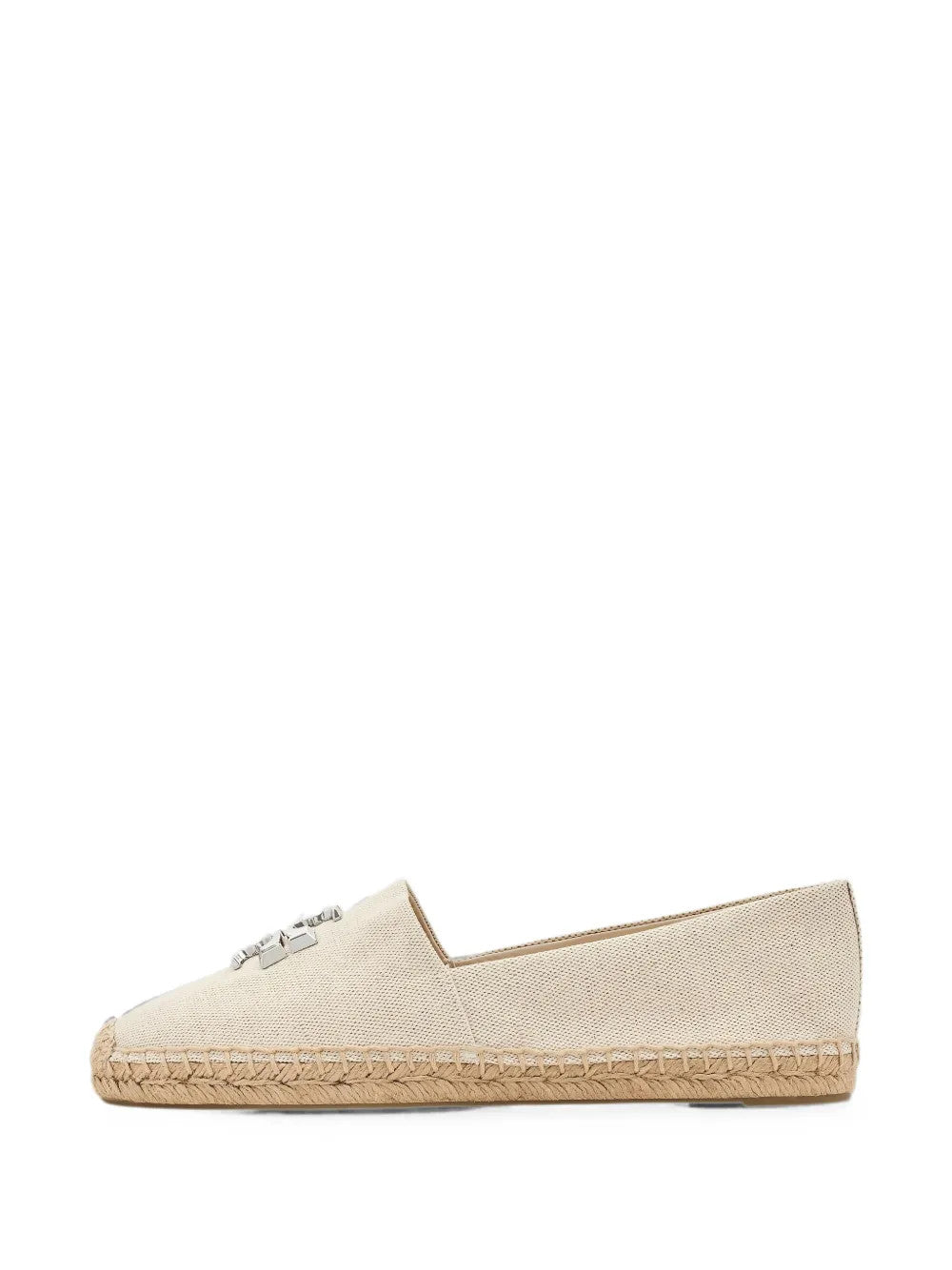 Tan shoes, side view