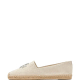 Tan shoes, side view