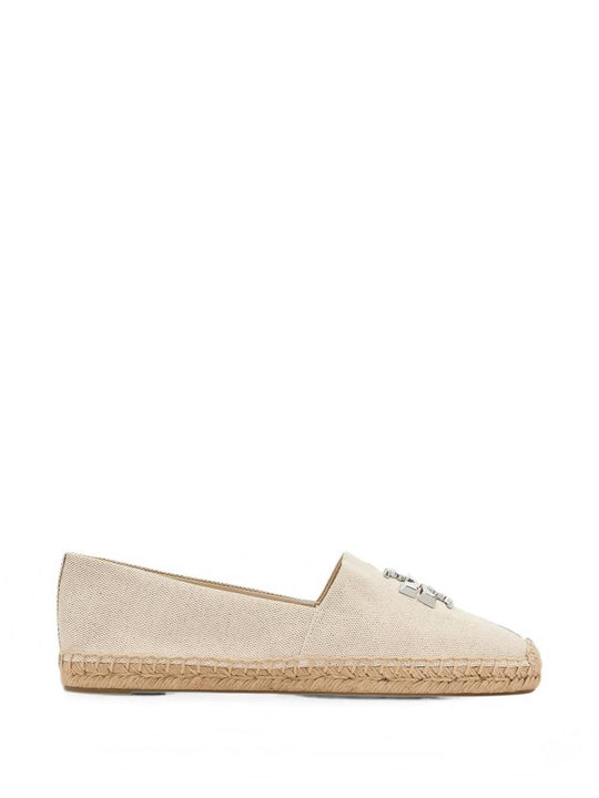 Tan shoes, side view