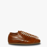 Brown shoes, front view