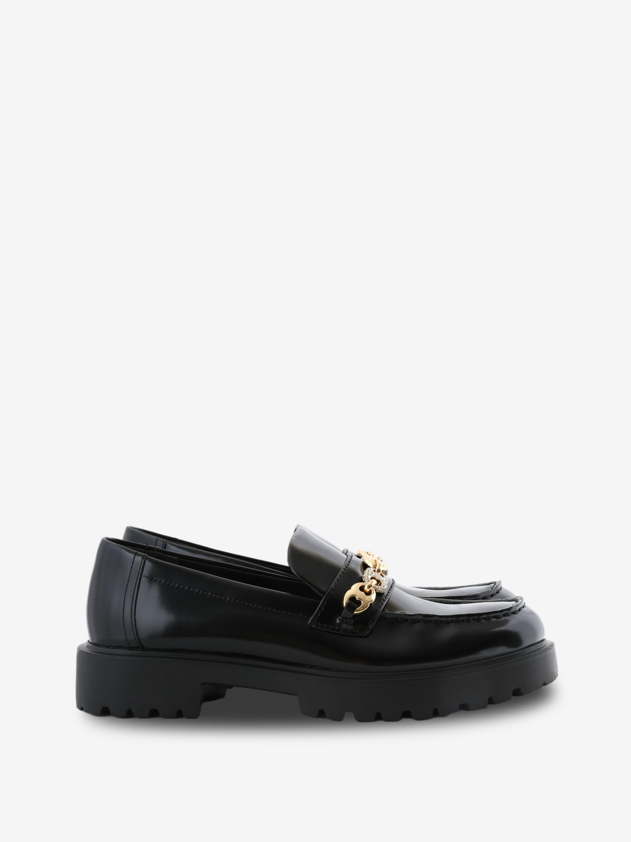 Black shoes, side view