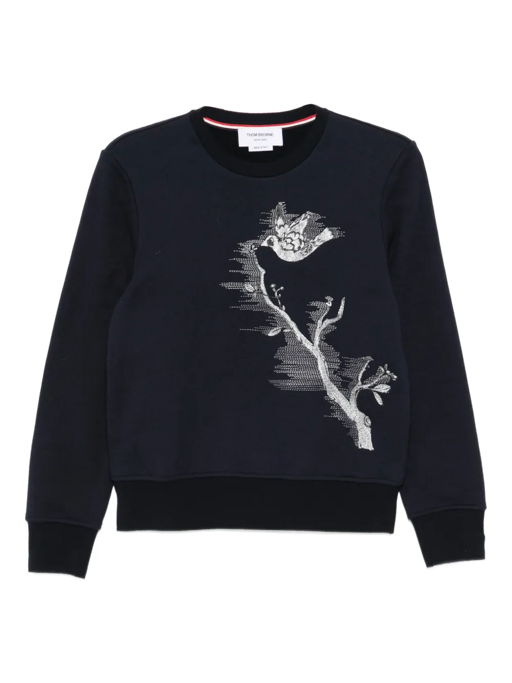 Navy sweats-hoodies, front view