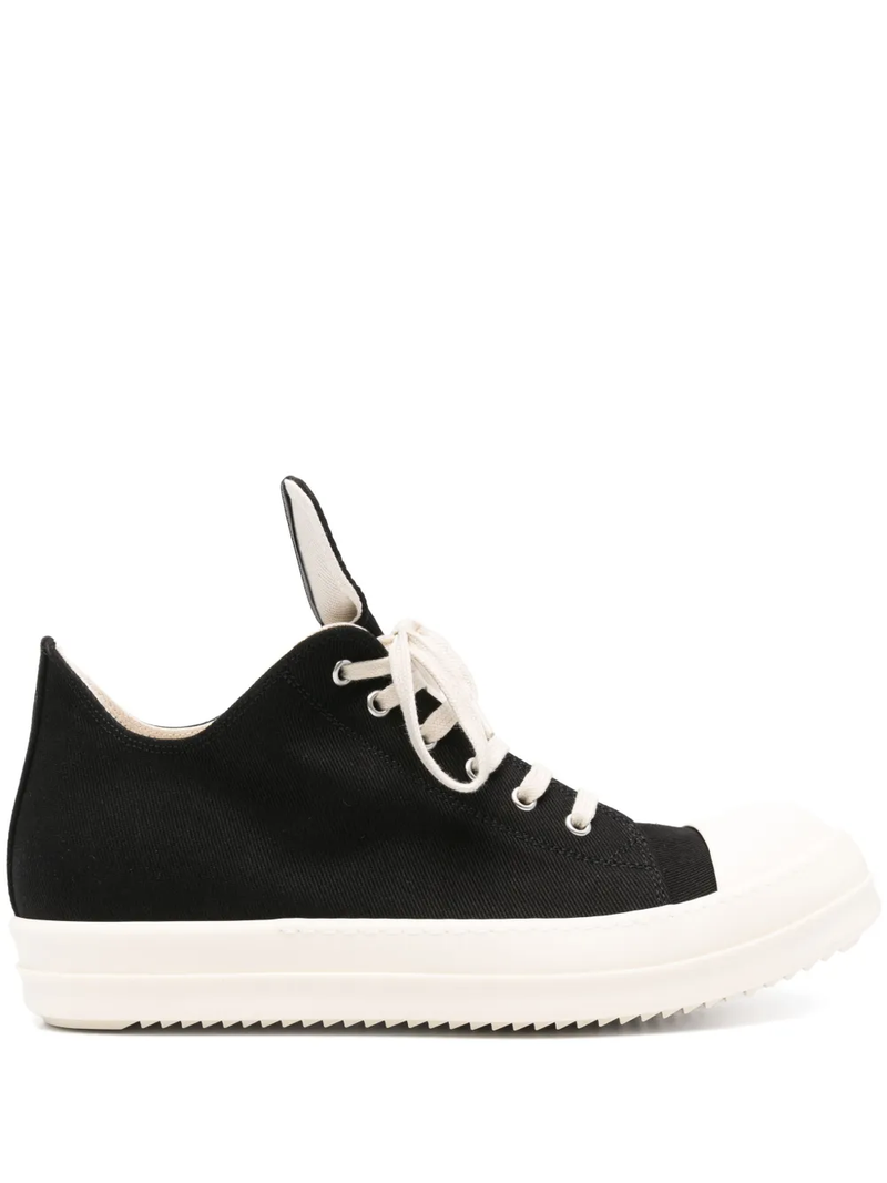 RICK OWENS DRKSHDW - Men Overdyed Denim Low Sneaks