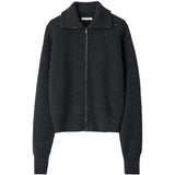 Black knitwear, front view