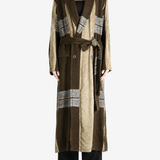 Brown jacket, full body view