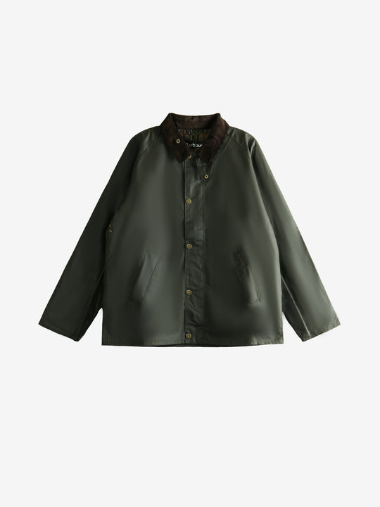 Green jacket, front view