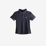 Blue t-shirts, front view