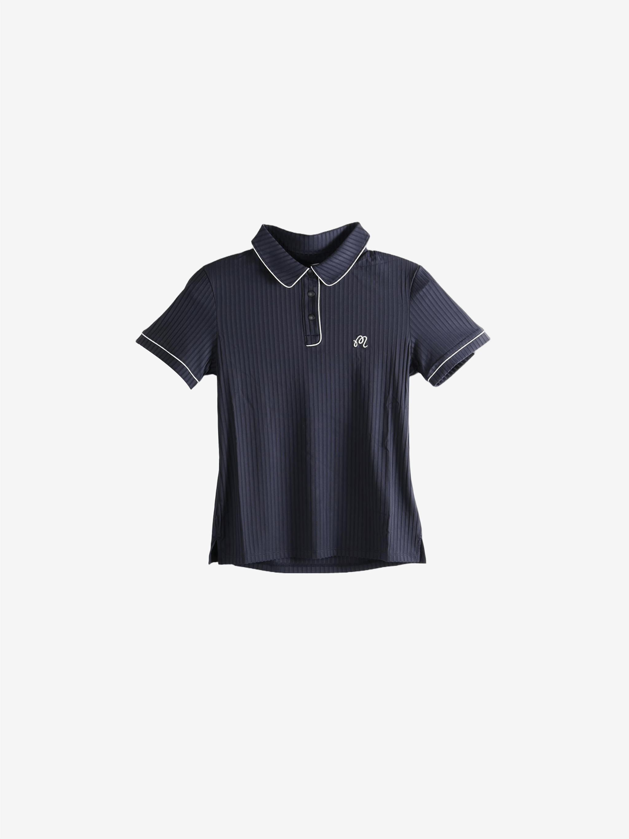 Blue t-shirts, front view