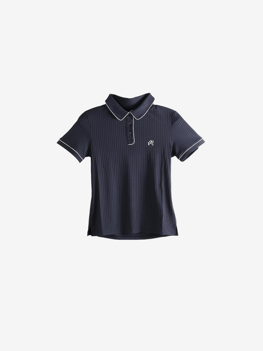 Blue t-shirts, front view