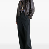 Brown tops, full body view