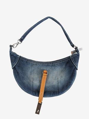 POLO RALPH LAUREN - Women Denim/Leather-P ID Small Shoulder Bag