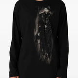 YOHJI YAMAMOTO POUR HOMME - Men Round Neck Long Slv/ Pt-A