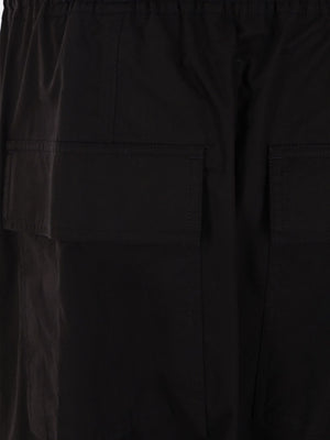 RICK OWENS - Men Drawstring Cropped Pantaloni