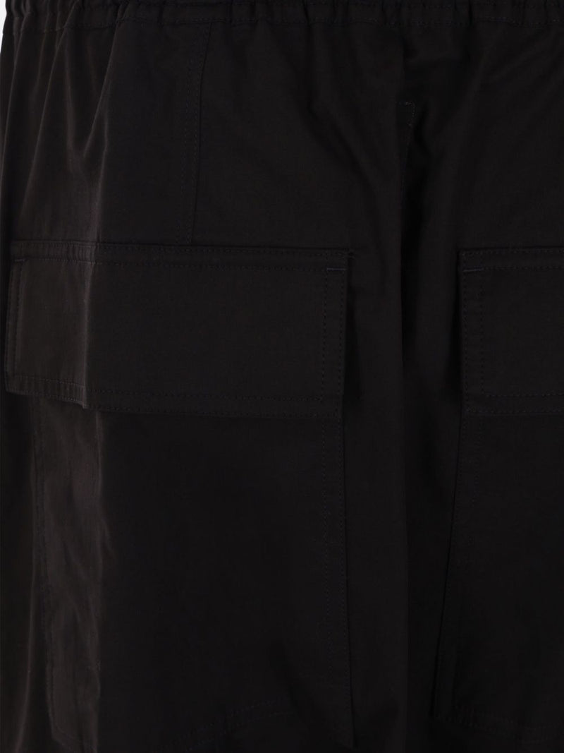 RICK OWENS - Men Drawstring Cropped Pantaloni