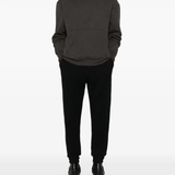 Grey hoodie, full body view