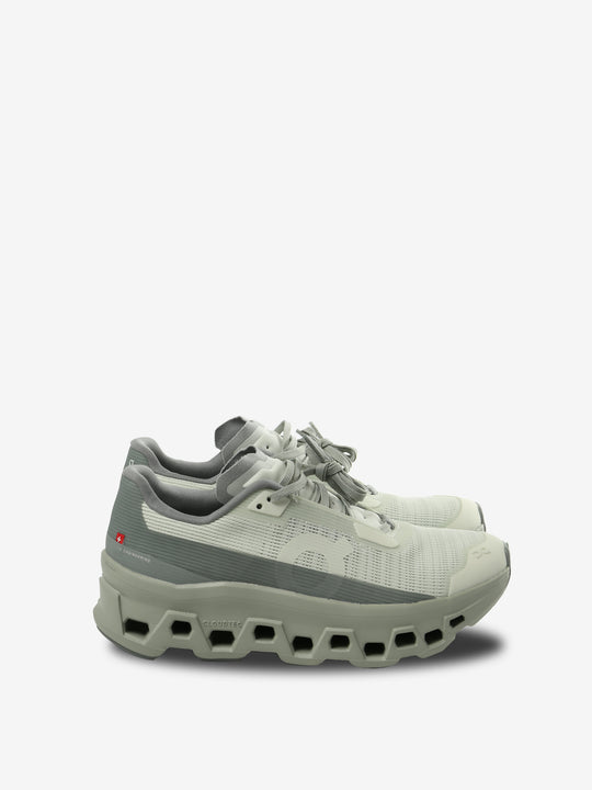 Green sneakers, front view