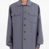 MARNI - Men With Cropped Hem Organic Poplin Shirt