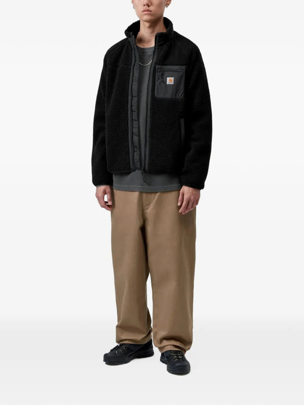 Black jacket, full body view