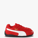 Red shoes, front view