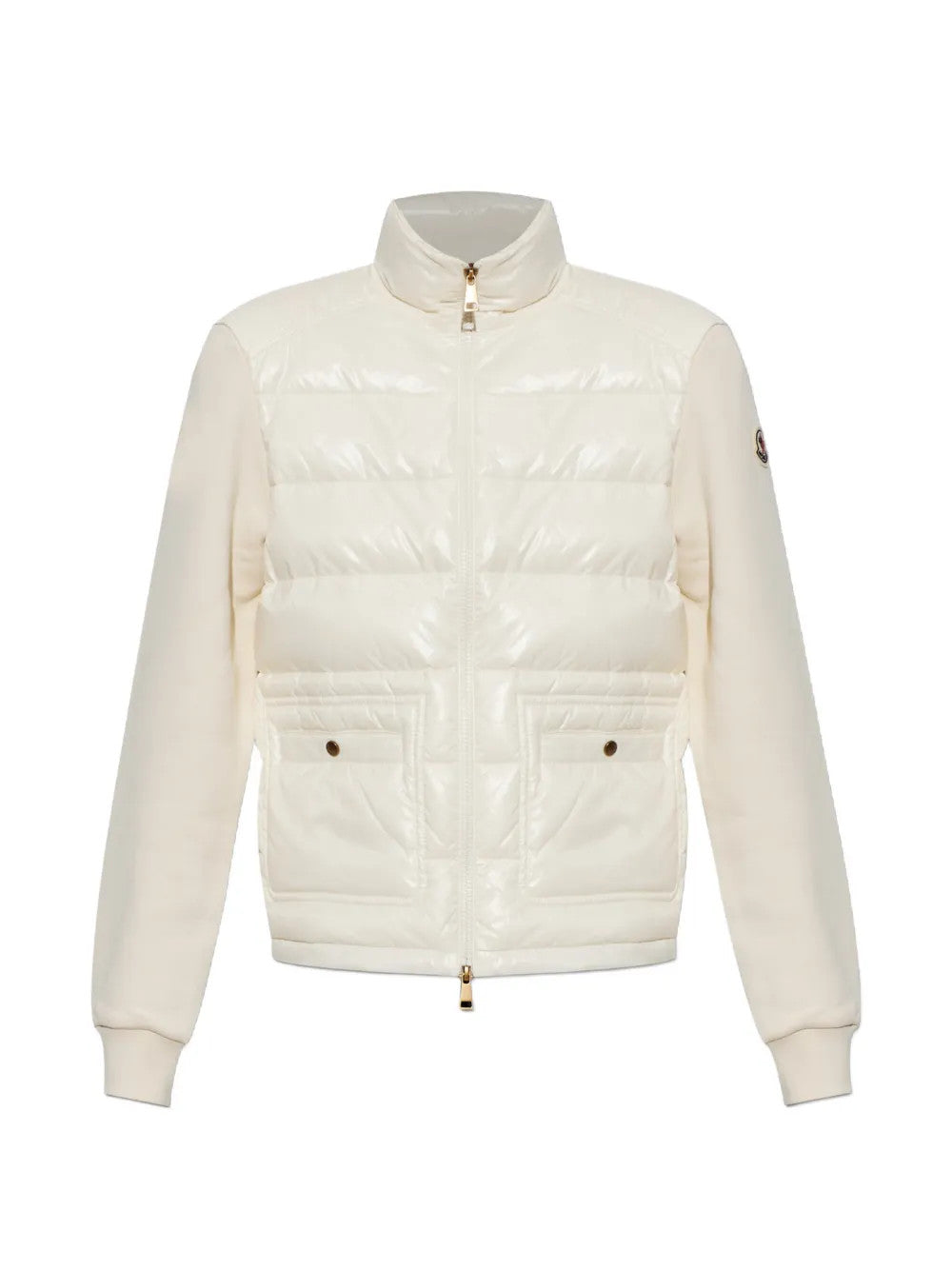 White knitwear, front view